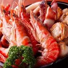 Teppan-yaki(cooked on a griddle)