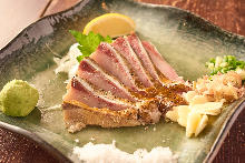 Seared yellowtail