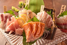 Assorted sashimi, 5 kinds