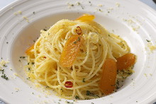Pasta with dried mullet roe