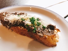 chicken liver pate Buruschetta