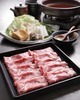 Specially made Sukiyaki with Iwate Shorthorn & Japanese beef and handmade fried tofu