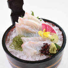 Whitefish sashimi of the day