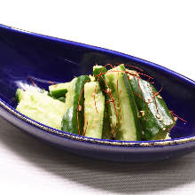 Smashed cucumber salad