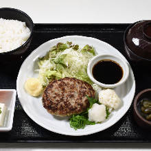 Hamburg steak set meal