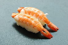 Ama ebi (pink shrimp)