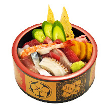 Chirashi sushi