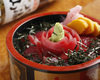 Vinegared rice bowl topped with tuna Vinegared rice bowl topped with tuna