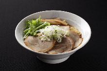 Soy sauce chashu noodles