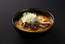Chinese noodles in Sichuan-style sesame paste soup