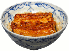 Mini eel rice bowl