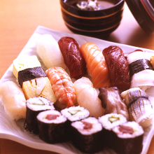 Assorted nigiri sushi