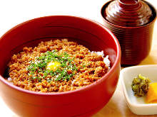 Soboro Gohan (seasoned ground meat rice)