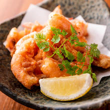 Fried prawns