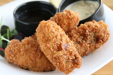 Deep-fried oysters