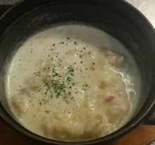 Mashed potatoes with garlic