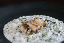 Abalone risotto