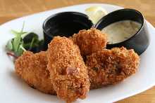 Deep-fried oysters