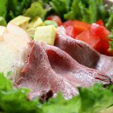 Roast beef salad