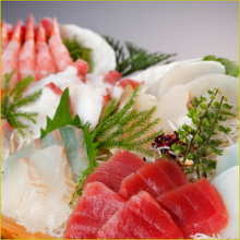 Assorted sashimi