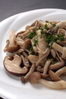 Stir-fried mushroom with butter