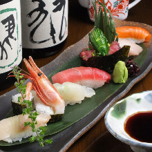 Assorted nigiri sushi