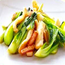 Stir-fried bok choy