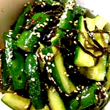 Smashed cucumber salad