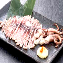 Lightly-dried squid