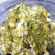 Fried rice with leaf mustard