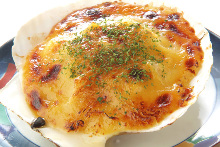 Seafood gratin