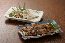 Simmered conger eel