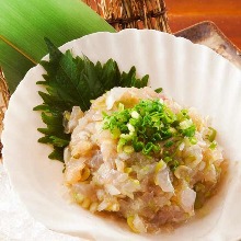 Namero (chopped and seasoned seafood)