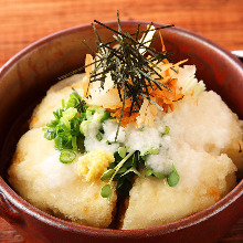 Deep-fried tofu in broth