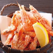 Fried prawns