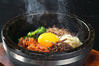 Stone grilled bibimbap