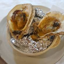 Unsalted grilled oyster