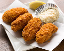 Deep-fried oysters