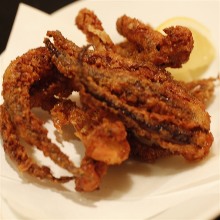 Fried squid legs