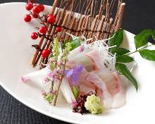 Seasonal sashimi