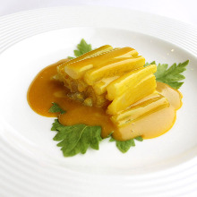 Sauce-dressed dish