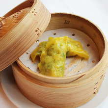 Shrimp gyoza