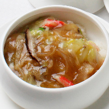 Shark fin ankake fried rice