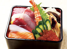 Chirashi sushi