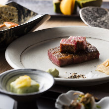 Teppan-yaki(cooked on a griddle)