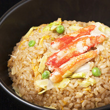Fried rice with crab