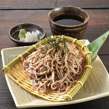 Chilled buckwheat noodles without broth