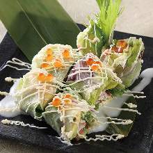 Snow crab sashimi