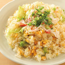 Fried rice with crab