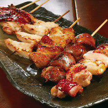 Assorted grilled skewers, 5 kinds